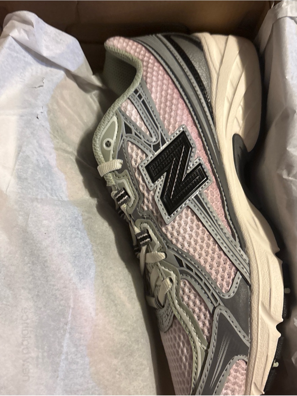 New Balance Women's Light Pink & Gray Athletic Sneakers